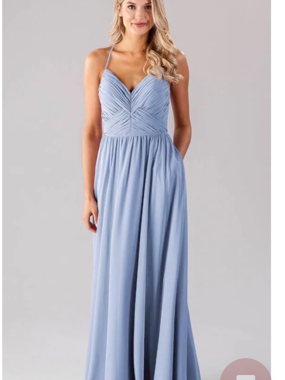 Cornflower Blue Kennedy Blue Bridesmaid dress